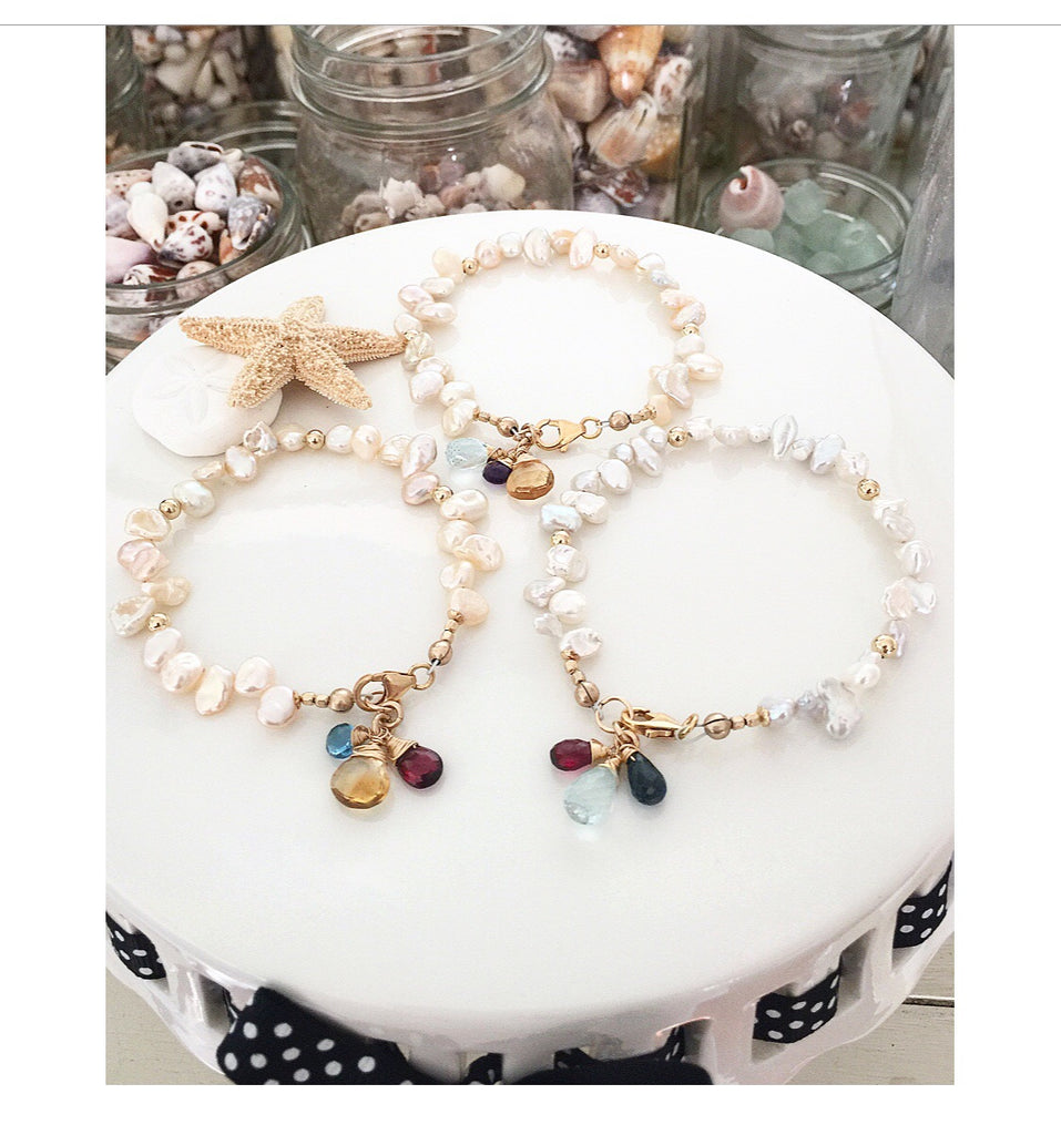 Keshi Pearl Bracelet